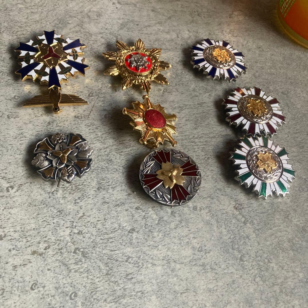 消防士メダル8個