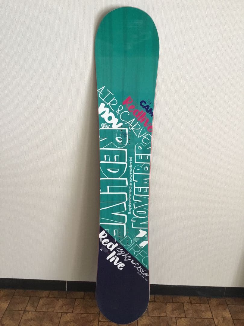 REDLIVE NOV スノーボード グリーン/ブラック151センチ