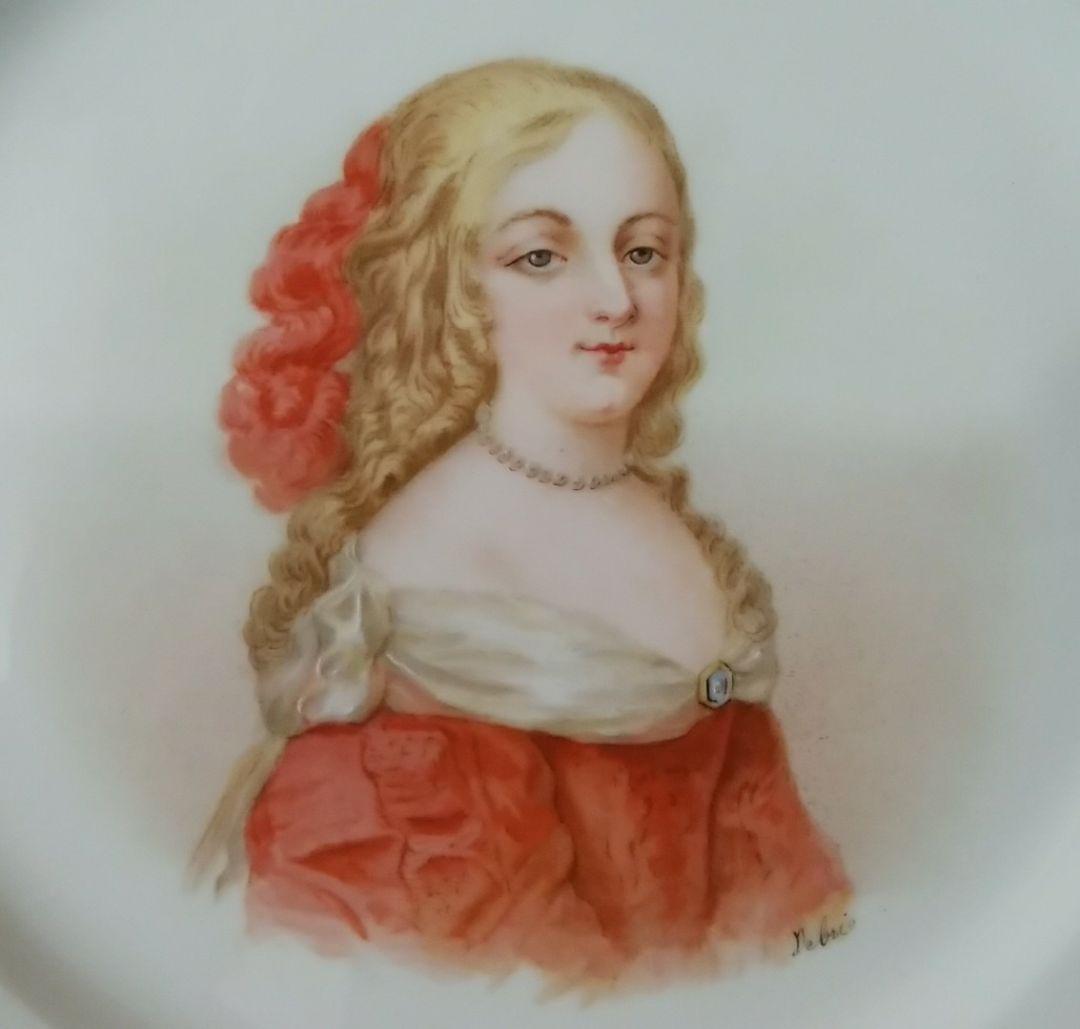 SÈVRES　セーヴル　キャビネットプレート　肖像画　アンティーク