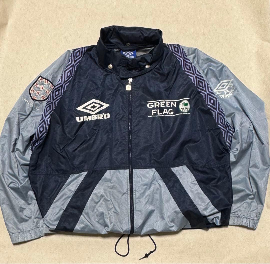 90s アンブロ　イングランド代表　レイン　ジャケット　ナイロン