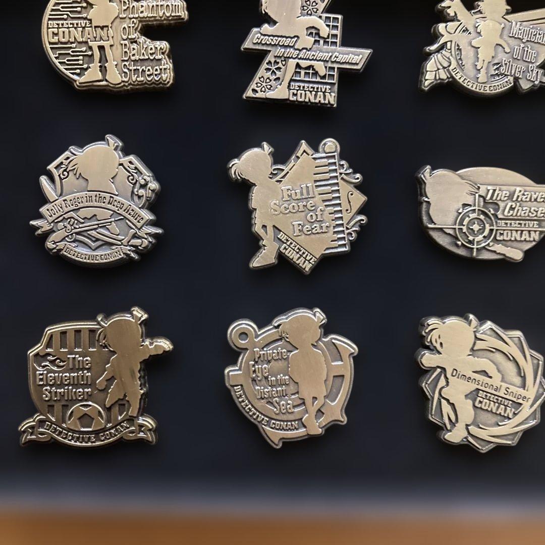 名探偵コナン20周年記念 歴代映画Blu-rayBOX受注生産限定特典ピンバッジ