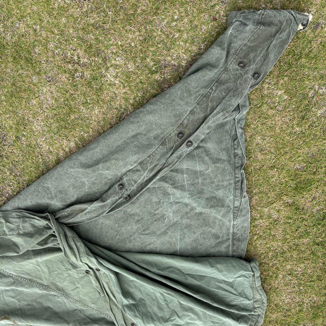 US バップテント コットン 軍幕　実物ミリタリー 軍物 軍モノ