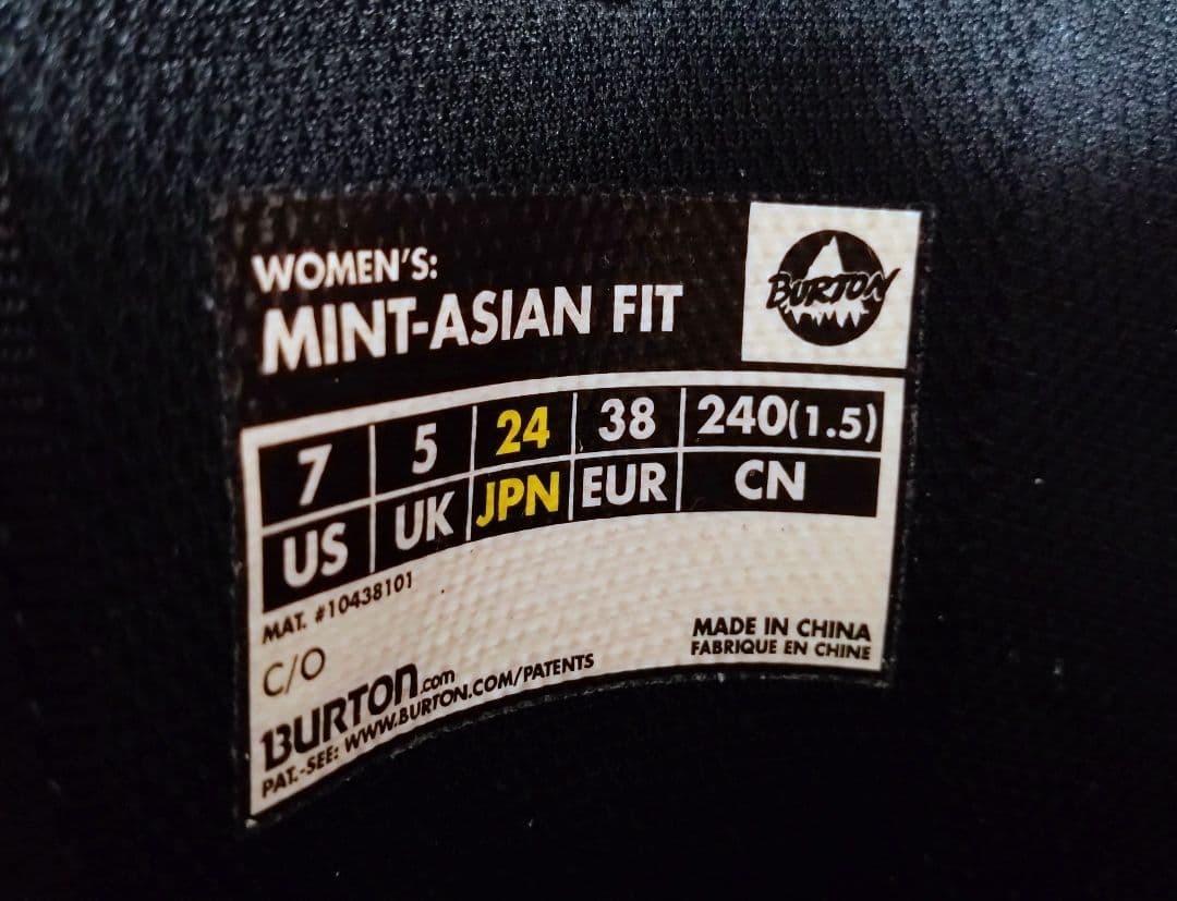 Burton スノーボードブーツ 24cm