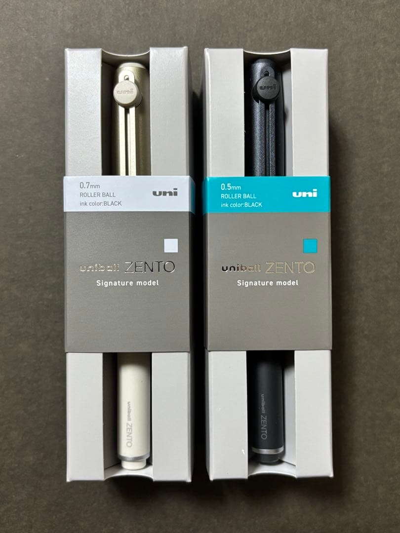 【未開封】ユニボールゼント　シグニチャーモデル 0.5mm 0.7mm セット