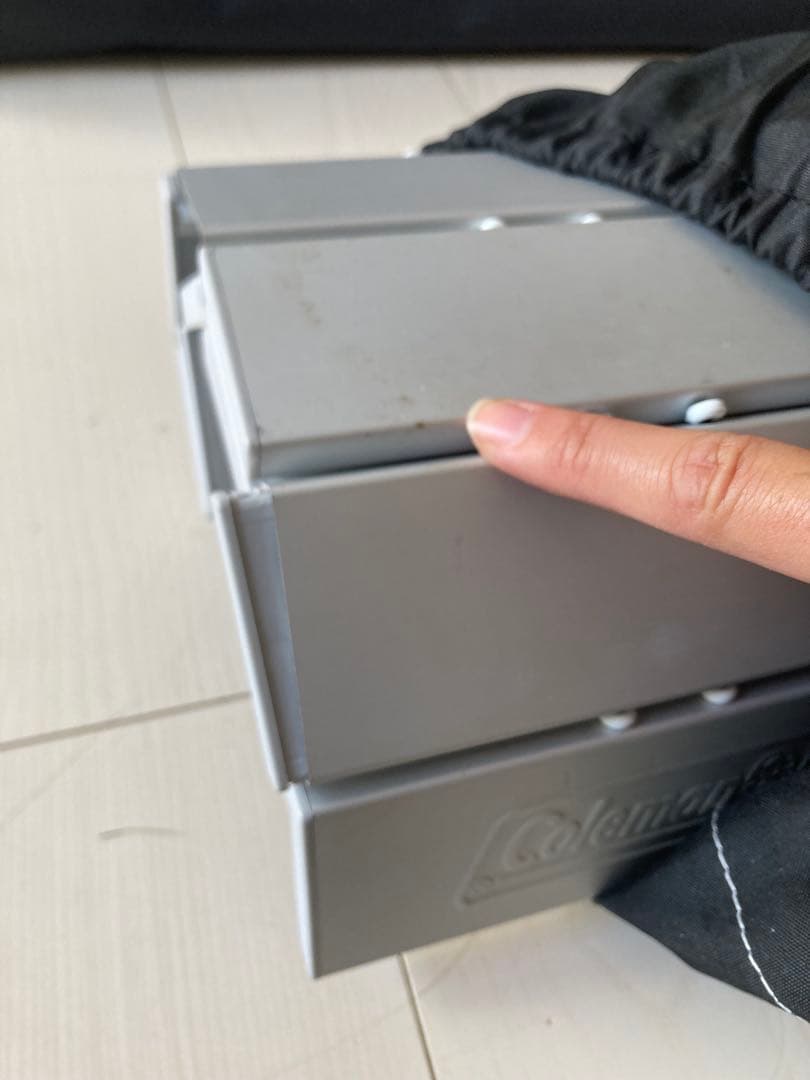 Coleman コンパクト　テーブル　エアーマット　クオルツ　レバーロックベッド