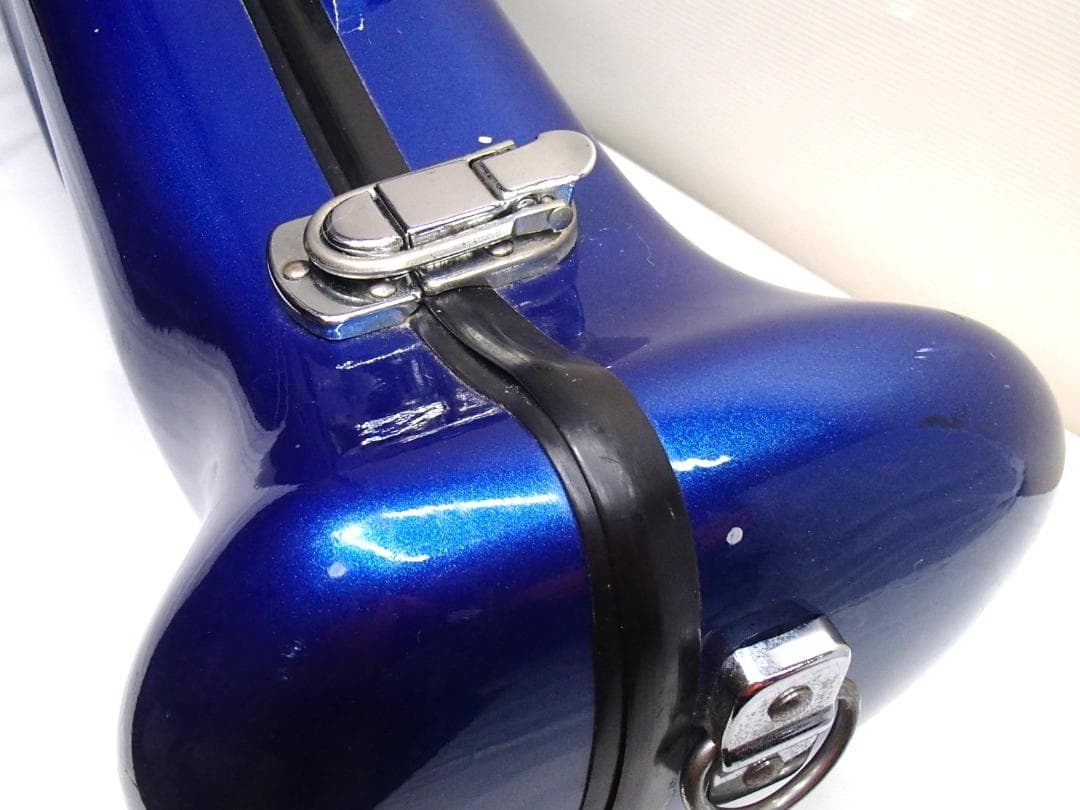 トランペットケース メタリックブルー