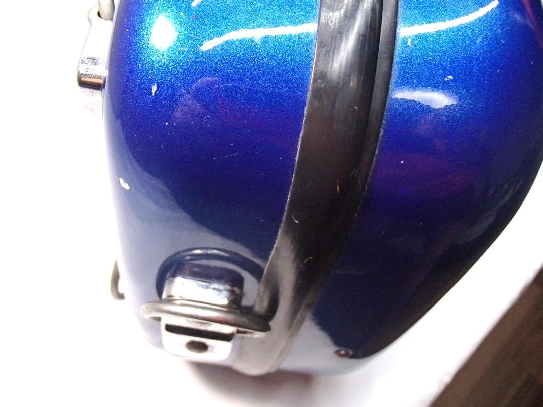 トランペットケース メタリックブルー