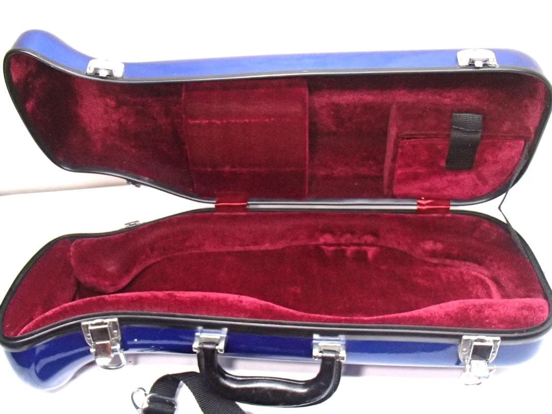 トランペットケース メタリックブルー