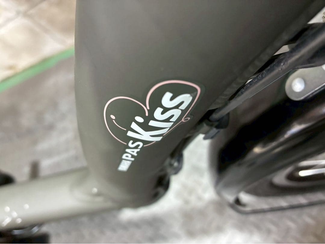 №6847 電動自転車　ヤマハPASSkiss 20インチ カーキ