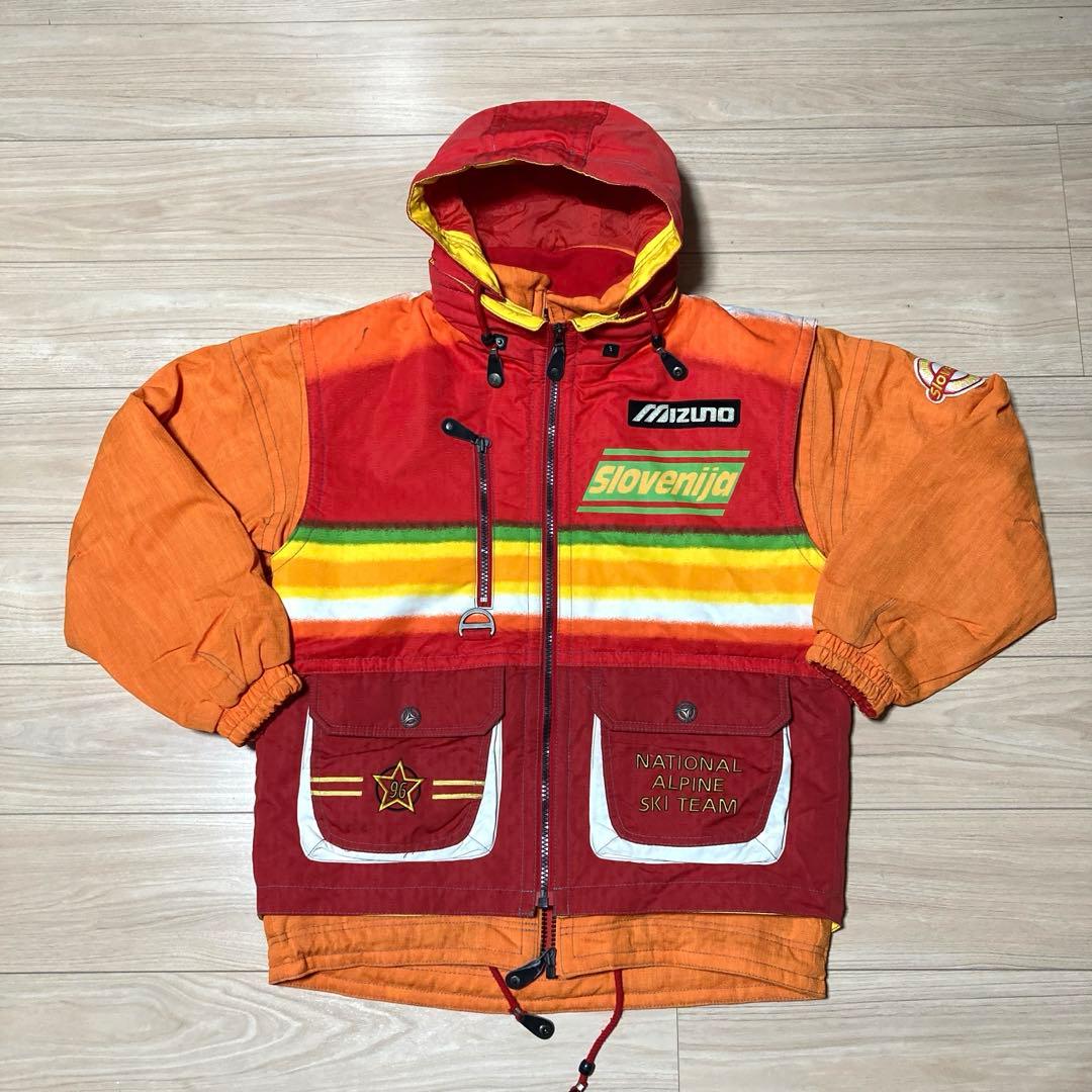 MIZUNO ミズノ スキーウェア スノーボードウェア 上下 M ビンテージ