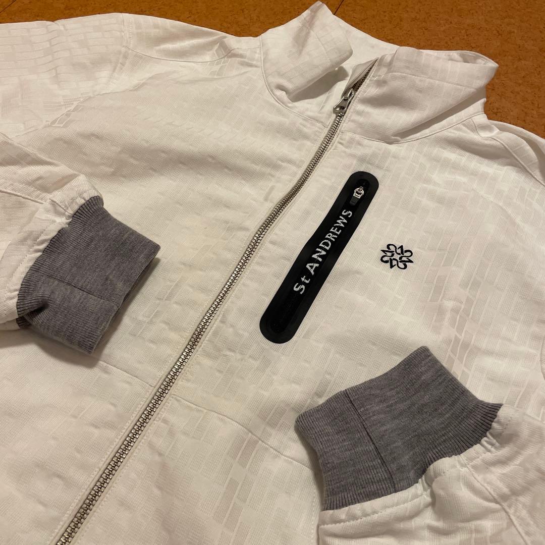 新品　未着用　LL セントアンドリュース　メンズ　ブルゾン　総柄　上質　ゴルフ