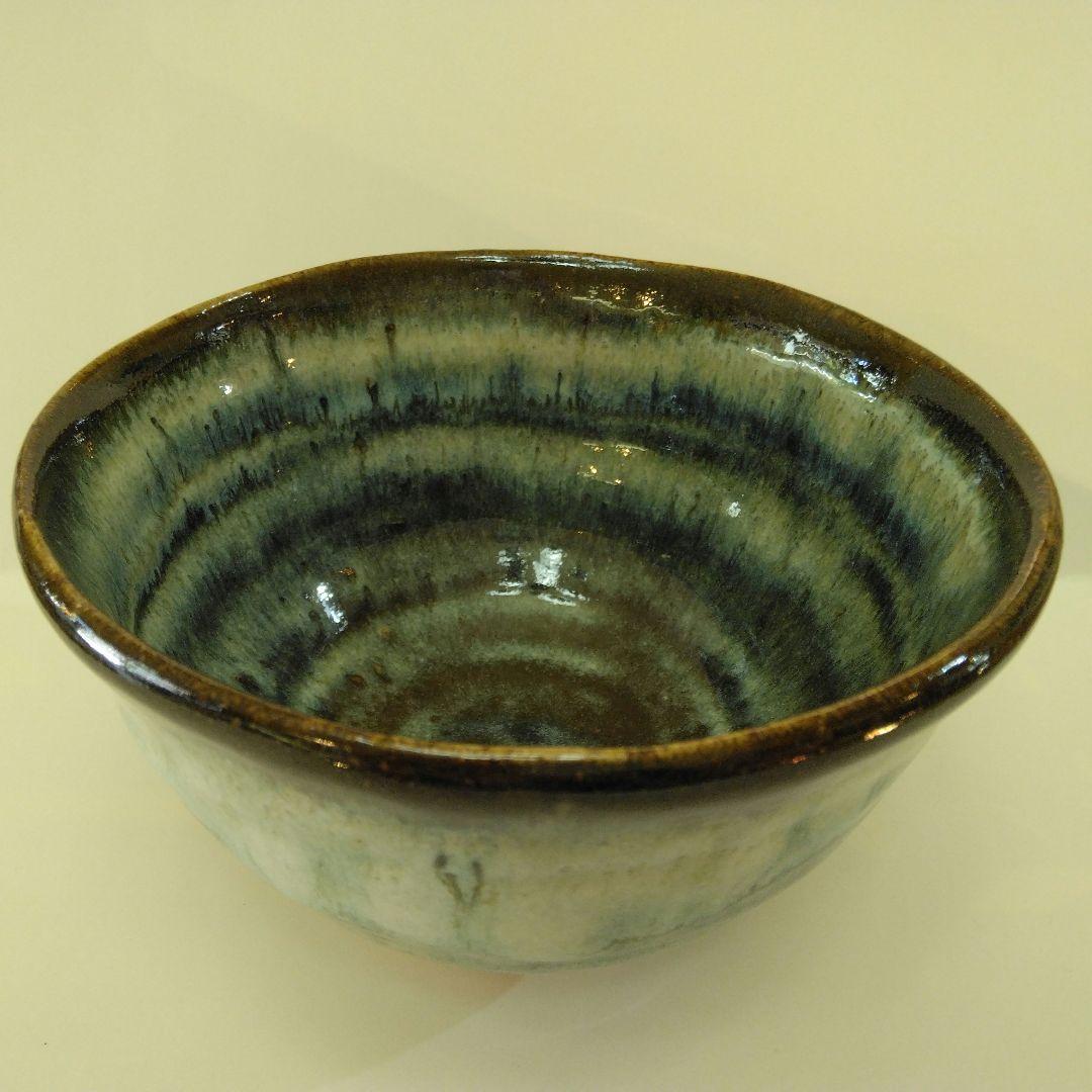 [未使用] 岡本研作 酒津焼 抹茶碗 / 六代目 / 皇室献上窯