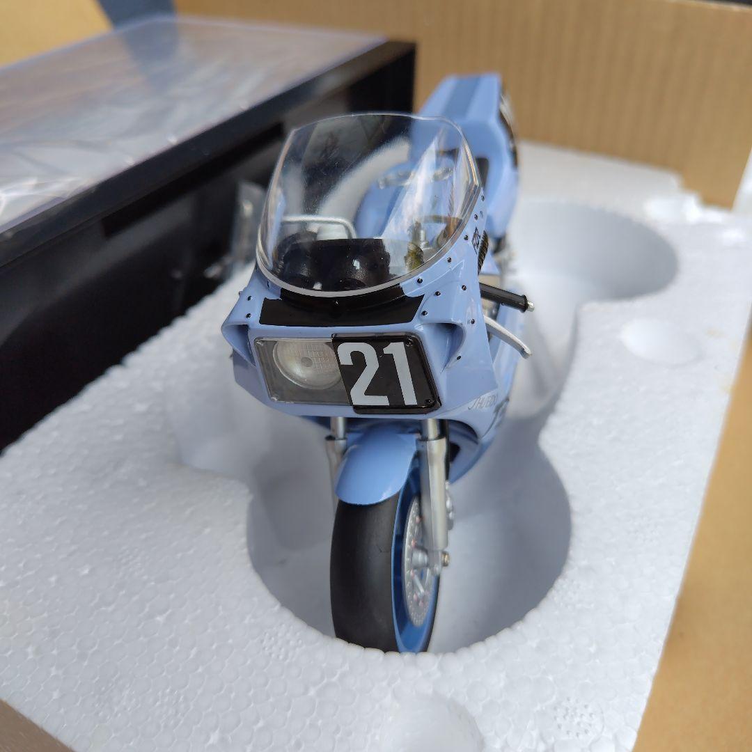 ヤマハ　バイクコレクションFZR750 TECH21（ブルー）