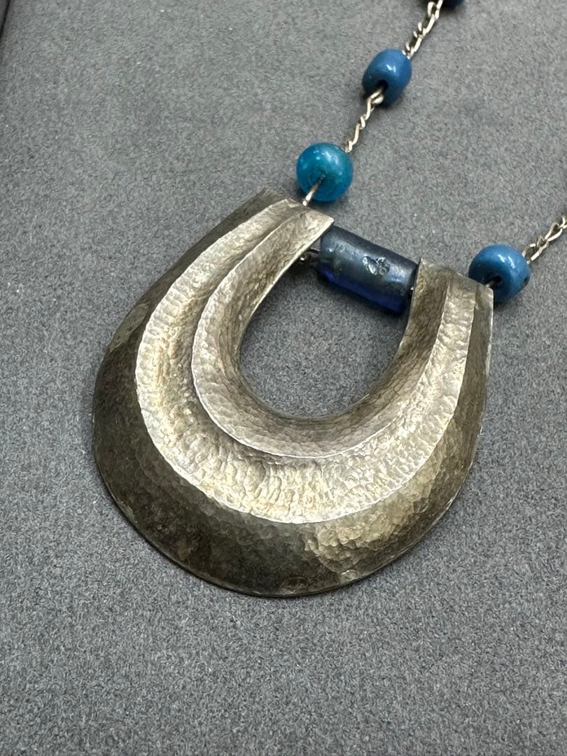 【⭐️珍品❣️早い者勝ち⭐️】珊子作　ヴィンテージ　シルバーネックレス　刻印入り