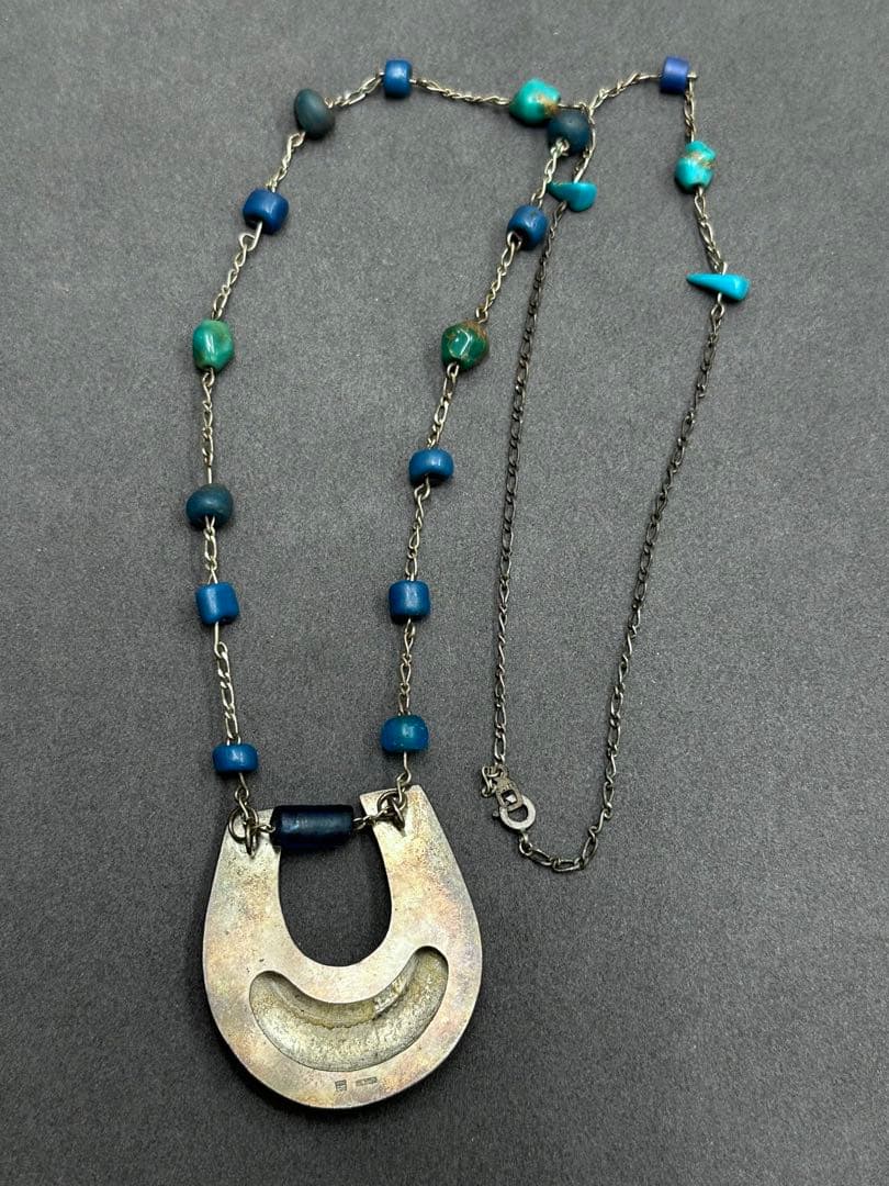 【⭐️珍品❣️早い者勝ち⭐️】珊子作　ヴィンテージ　シルバーネックレス　刻印入り