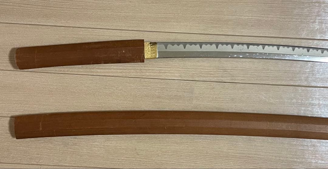 模造刀　居合刀　白鞘　太刀　武具　b523