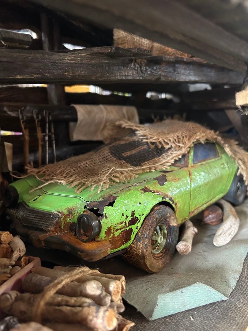 一点物‼️昭和レトロ　小屋　ジオラマ　ミニチュア