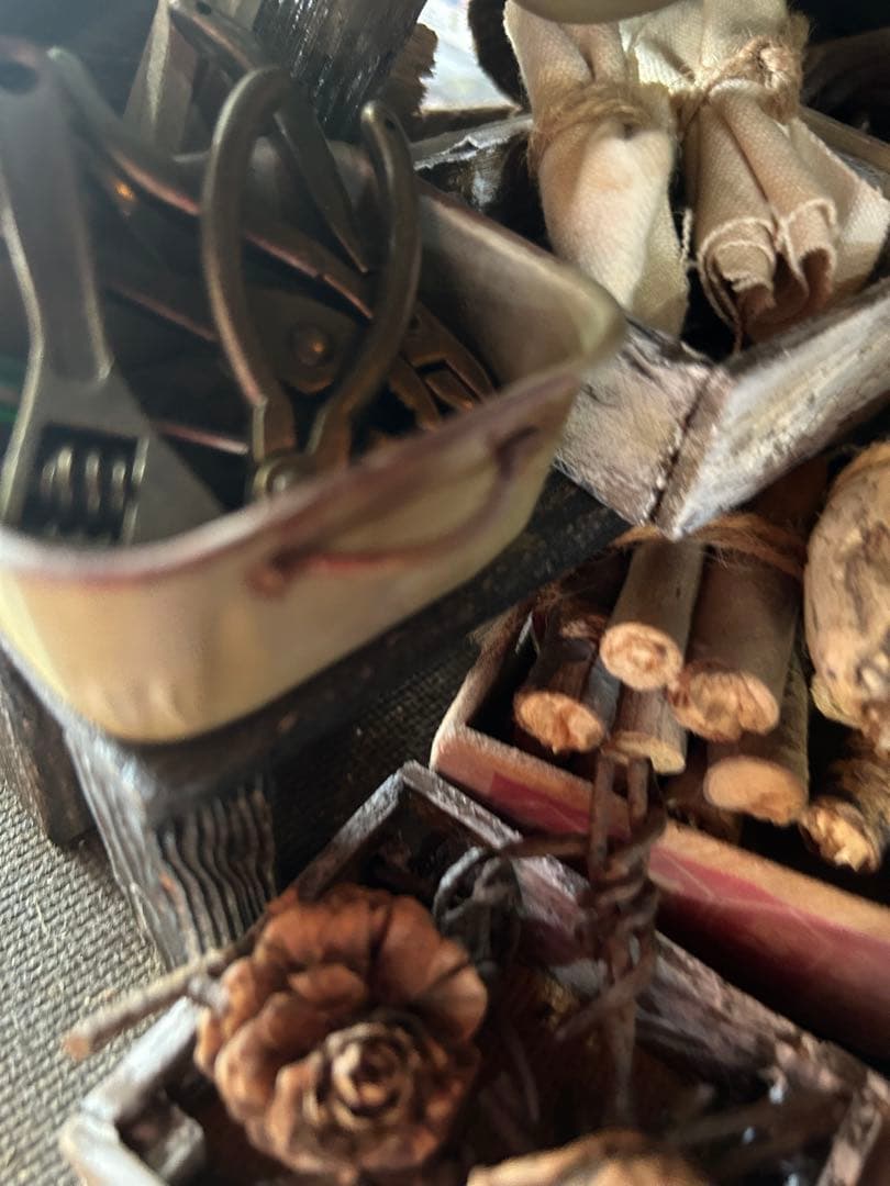 一点物‼️昭和レトロ　小屋　ジオラマ　ミニチュア