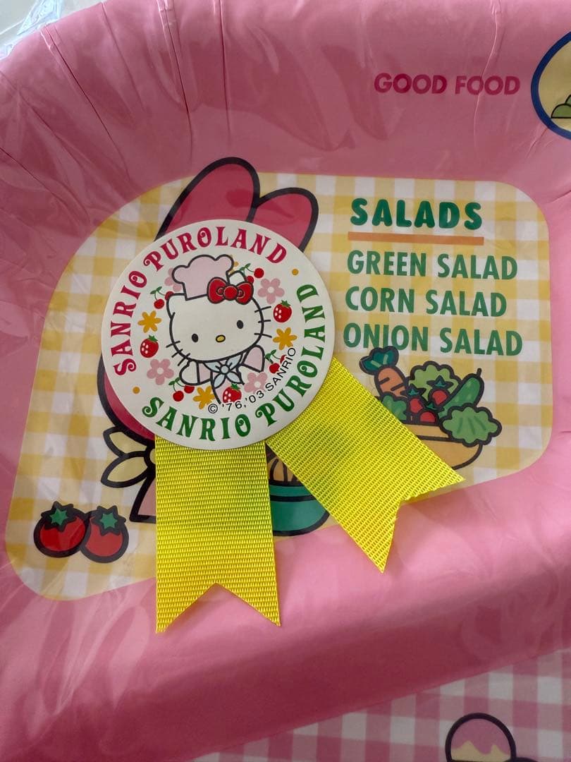 【未使用品】昭和レトロサンリオピューロランド限定ランチセット4セットキティ貴重