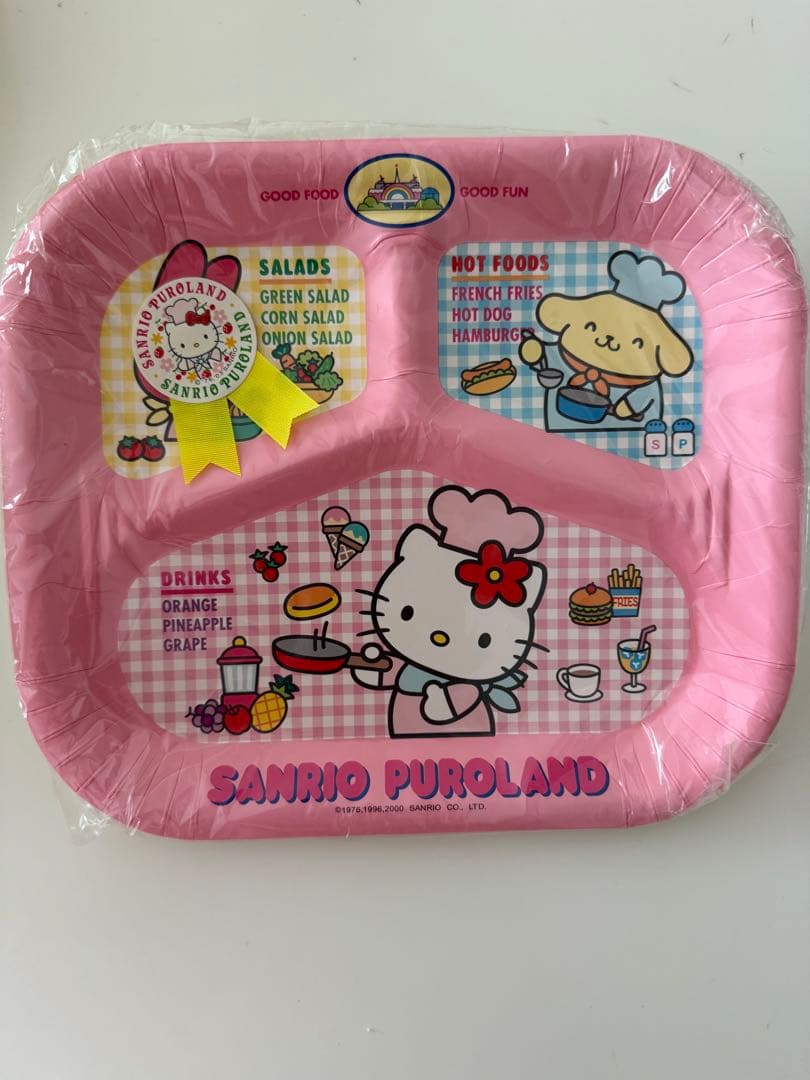 【未使用品】昭和レトロサンリオピューロランド限定ランチセット4セットキティ貴重