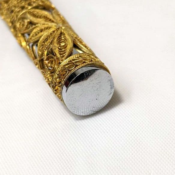 金星 GOLD STAR 万年筆 18K 750 ヘビ ゴールド グリーン 巳