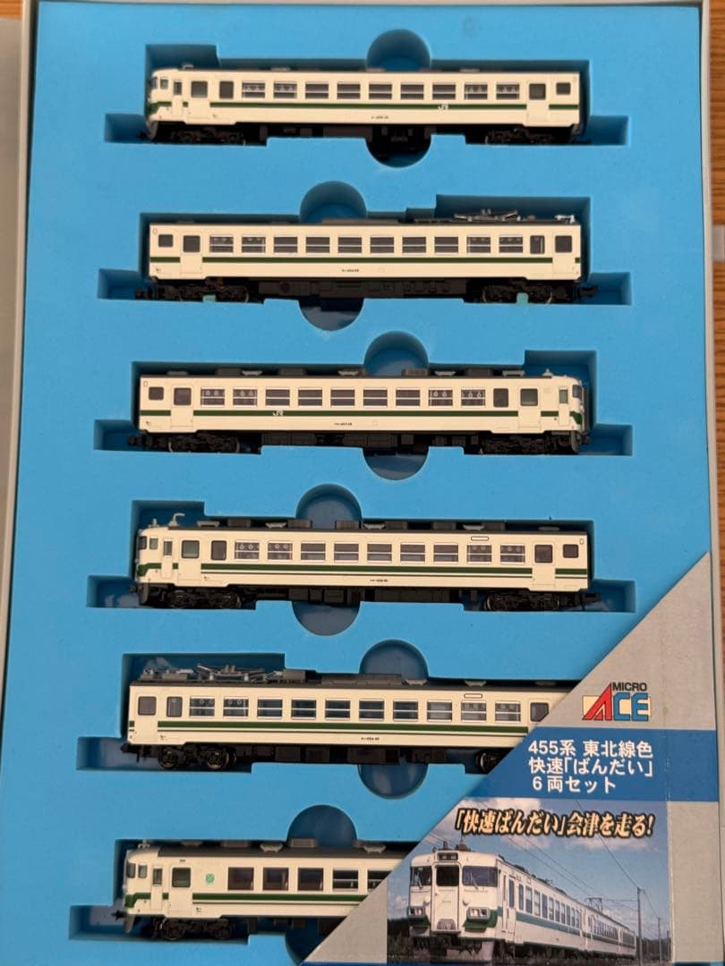 希少美品マイクロエースA0518 JR東日本455系 快速ばんだい6両セット