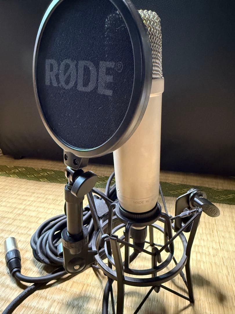 Yasue☆ RØDE コンデンサーマイク ポップフィルター付き