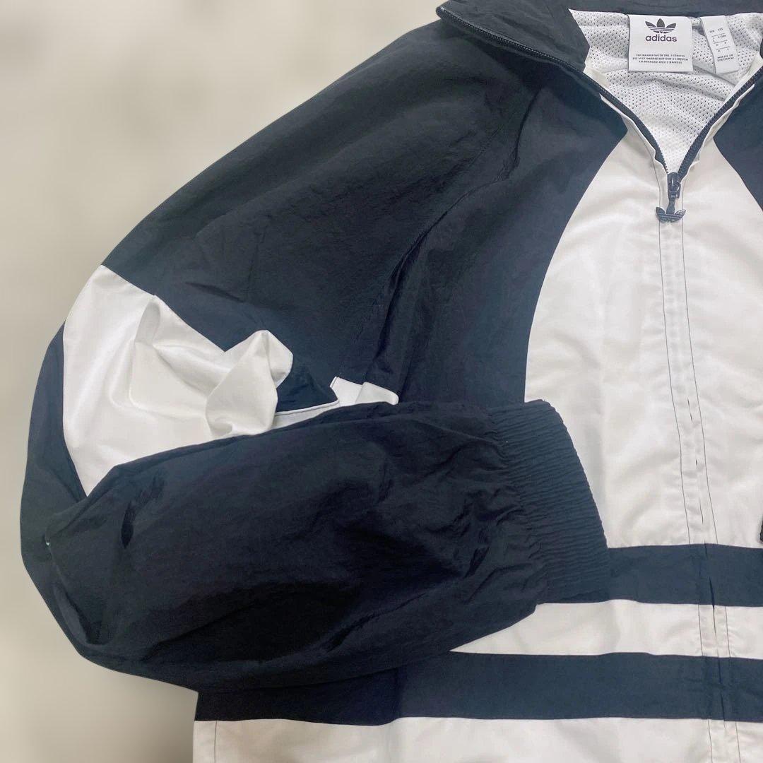 アディダス オリジナルス ビッグトレフォイル ナイロンセットアップ　黒（L）