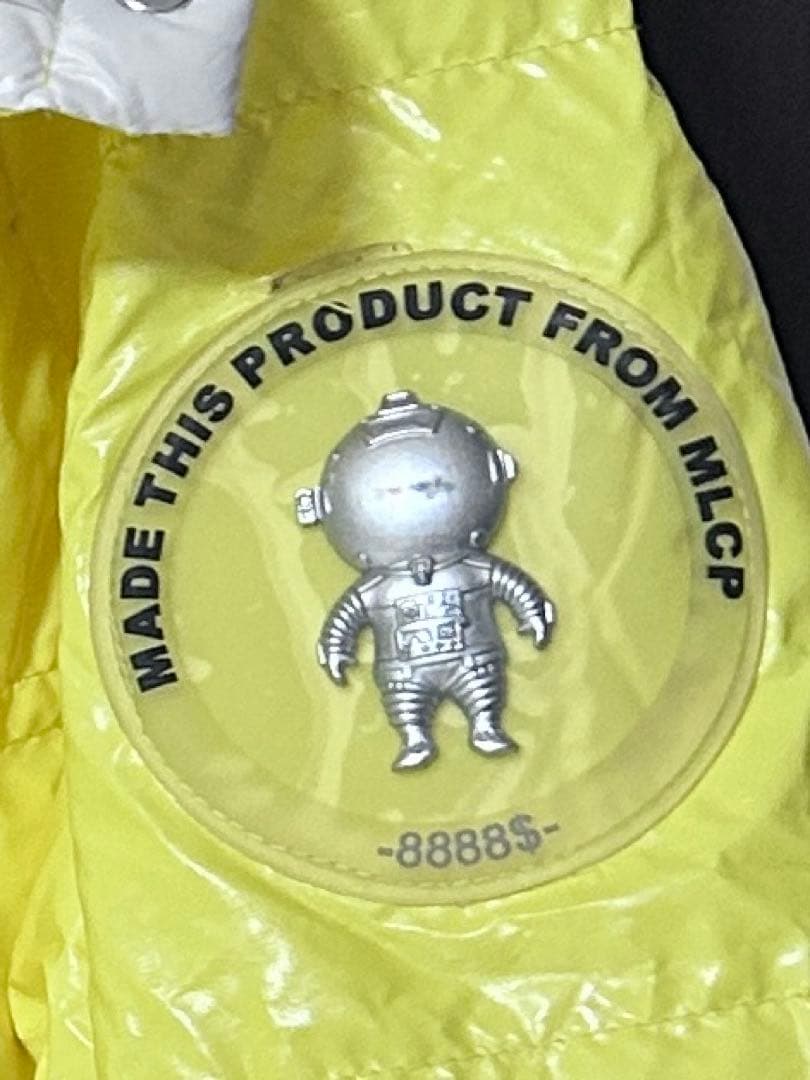 ✅ 価格が下がりました✅ フード付き ホワイトダックダウン 黄色　M