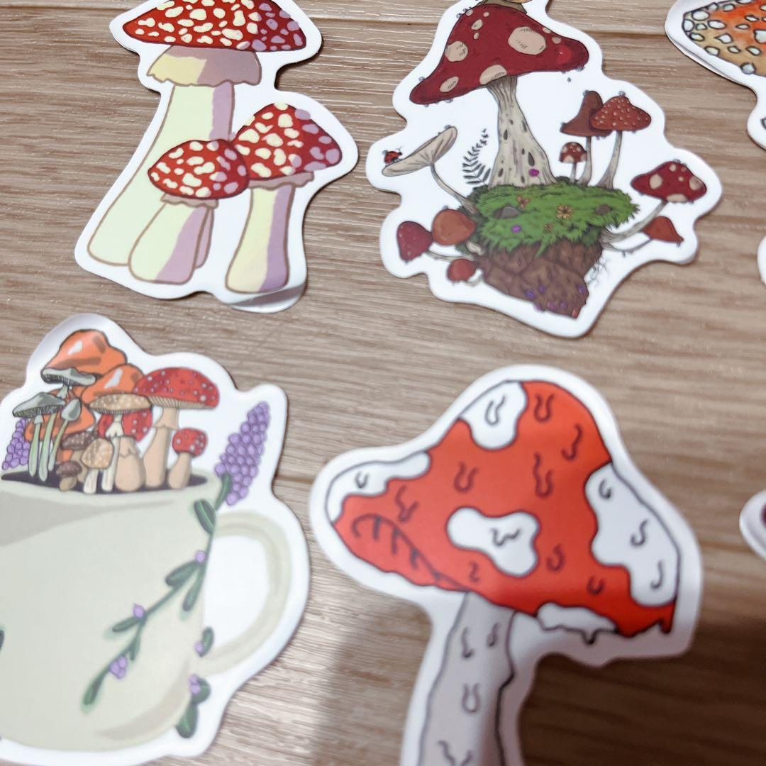 ❤️新品・未使用❤️きのこシール　50枚　きのこステッカー