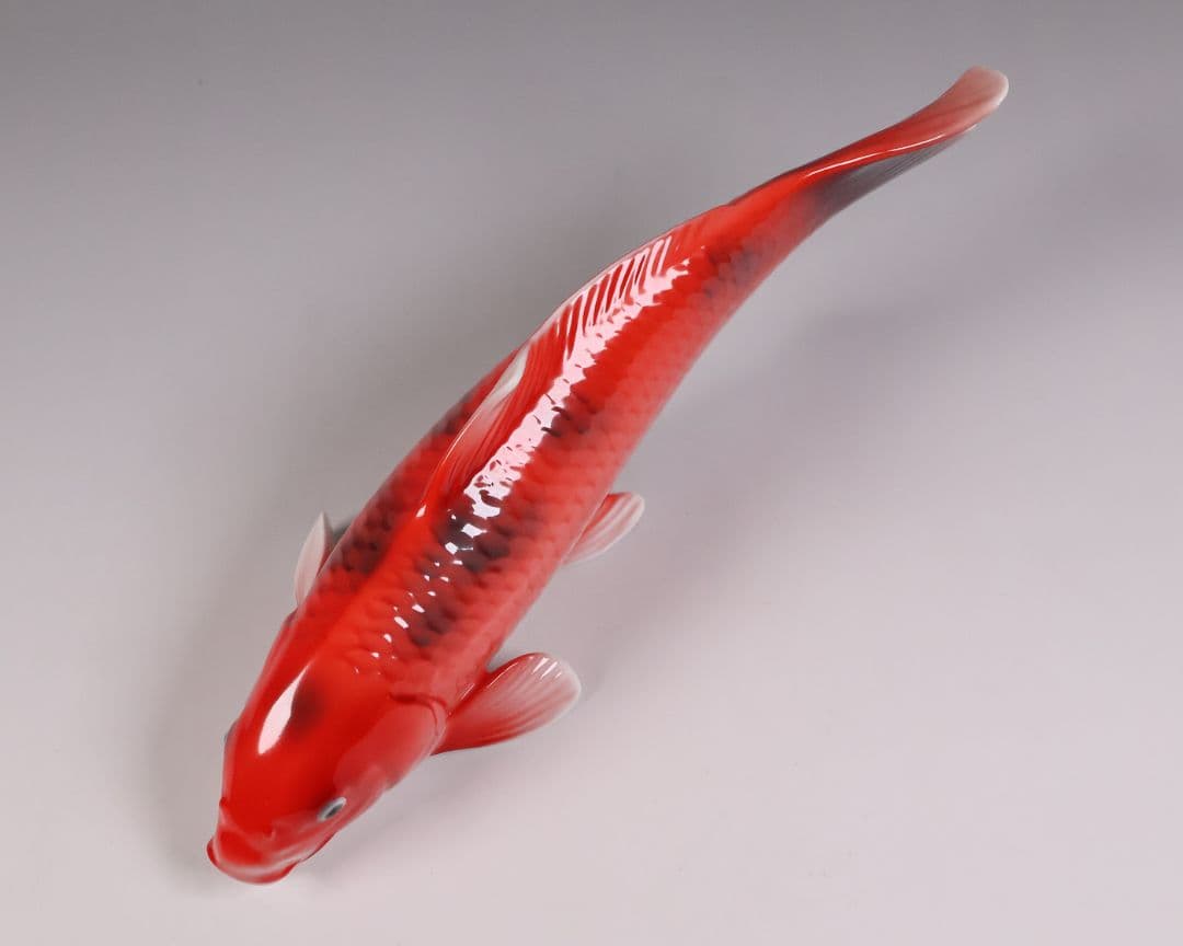 【CM350】日本陶器会社 錦鯉 置物 ボーンチャイナ オールドノリタケ