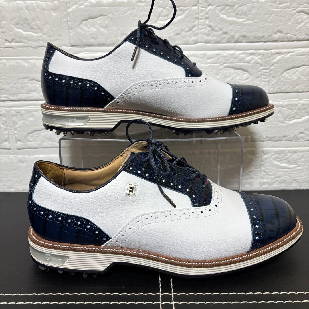 未使用 FootJoy ドライジョイズ プレミア ターロウ ゴルフシューズ 美品
