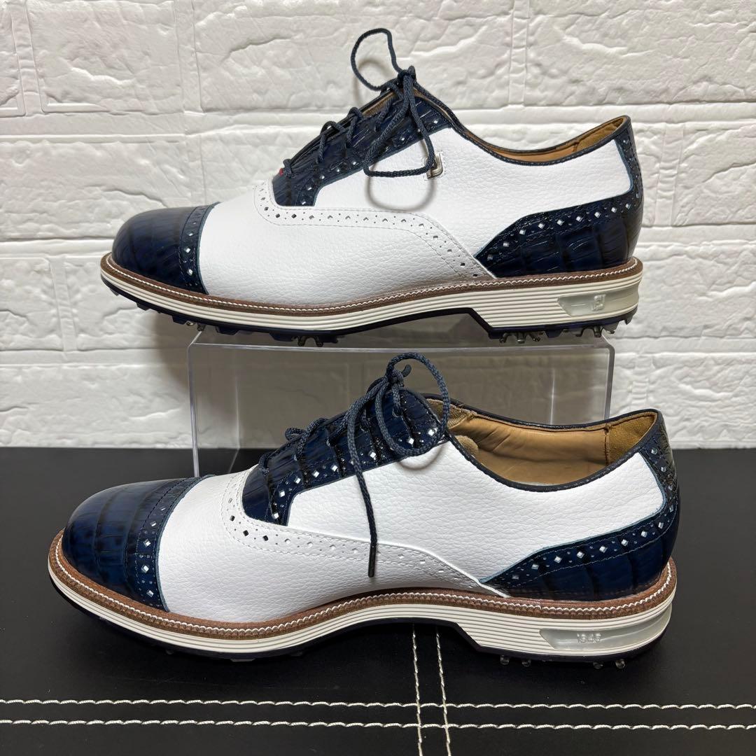 未使用 FootJoy ドライジョイズ プレミア ターロウ ゴルフシューズ 美品