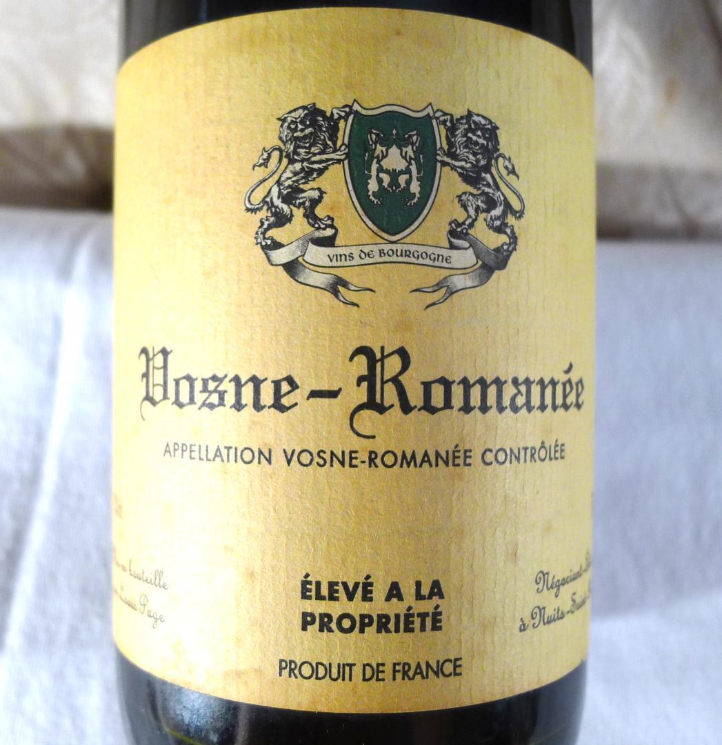 【ヴォーヌ　ロマネ１９９４】ルイバージュ　ブルゴーニュ赤ワイン750ml未開栓品