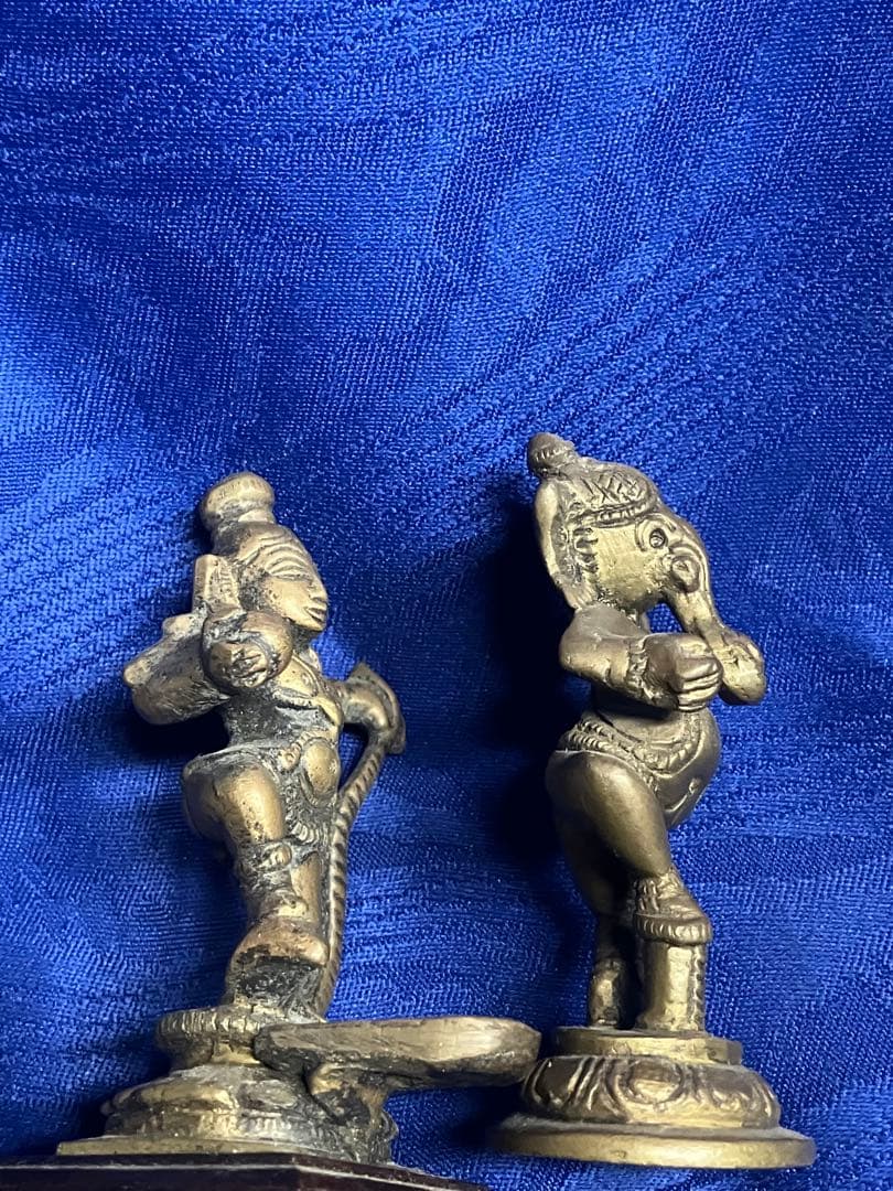 インド神像 金属製彫刻セット