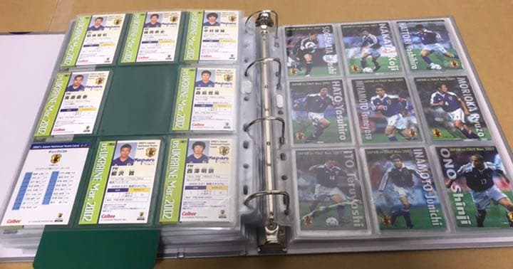 02カルビーJリーグカード日本代表234枚セミコンプセット（コンプまで2枚抜け）