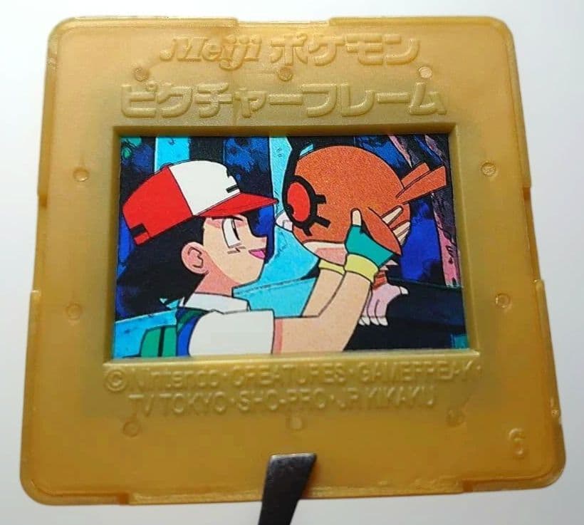 Meiji ポケモン ピクチャーフレーム　ホーホー　サトシ