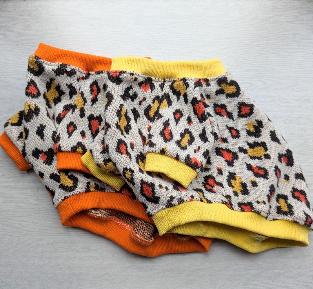 MYSKMT フレブル服 レオパード柄ラグラン　ハンドメイド