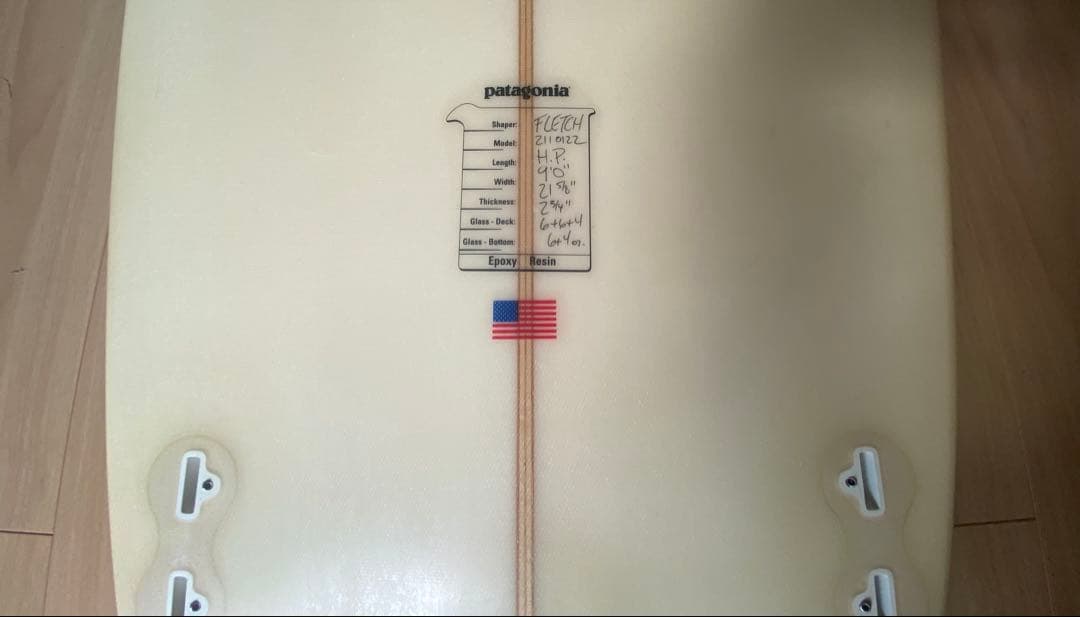 フレッチャー・シュイナード・デザインズHPロングボード9.0フィン付き