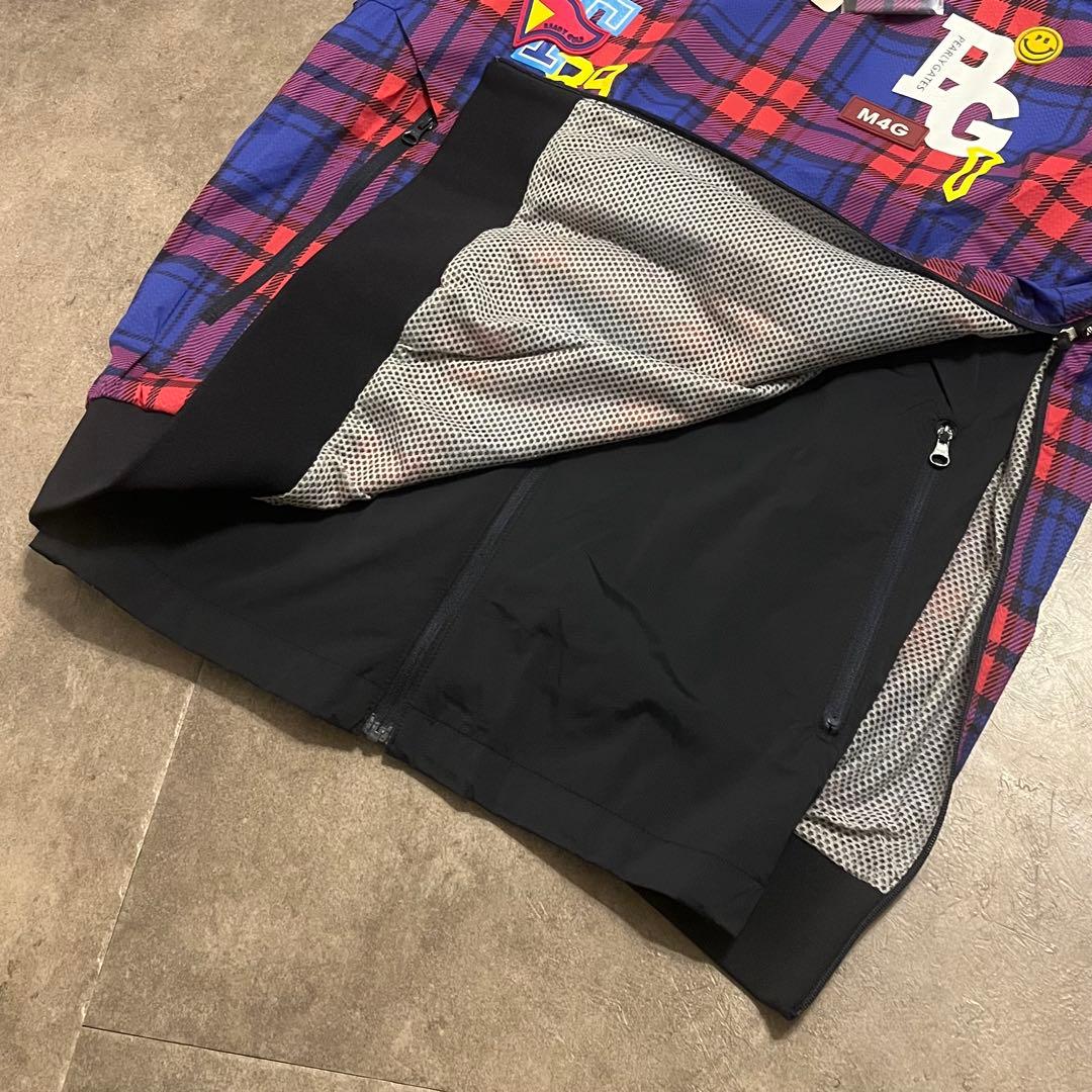 新品 定価61,600円 パーリーゲイツ ナイロンストレッチハニカム Rチェック