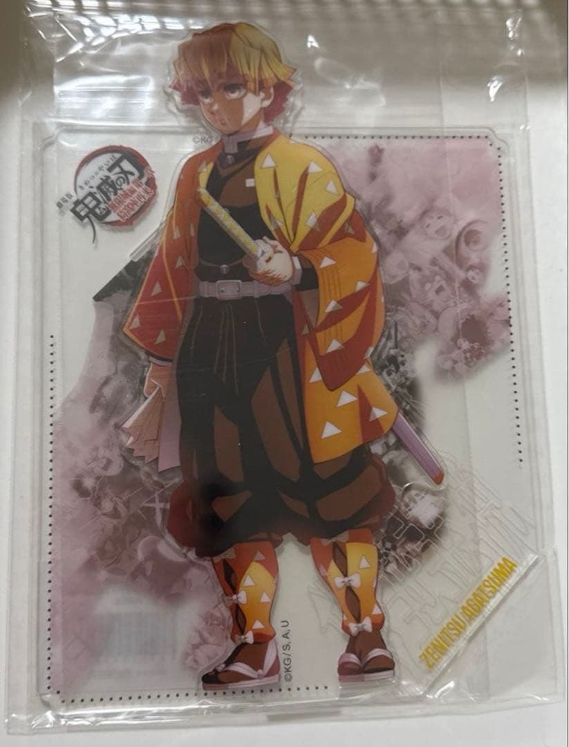 鬼滅の刃 戦支度イラストコラージュアクリルスタンド 我妻善逸