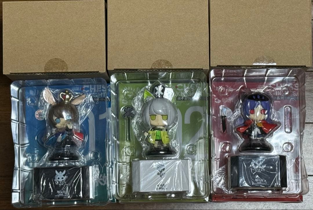 は*ね様 アークナイツ　チェスピースシリーズ 第1弾セット　アーミヤ・ケルシー・