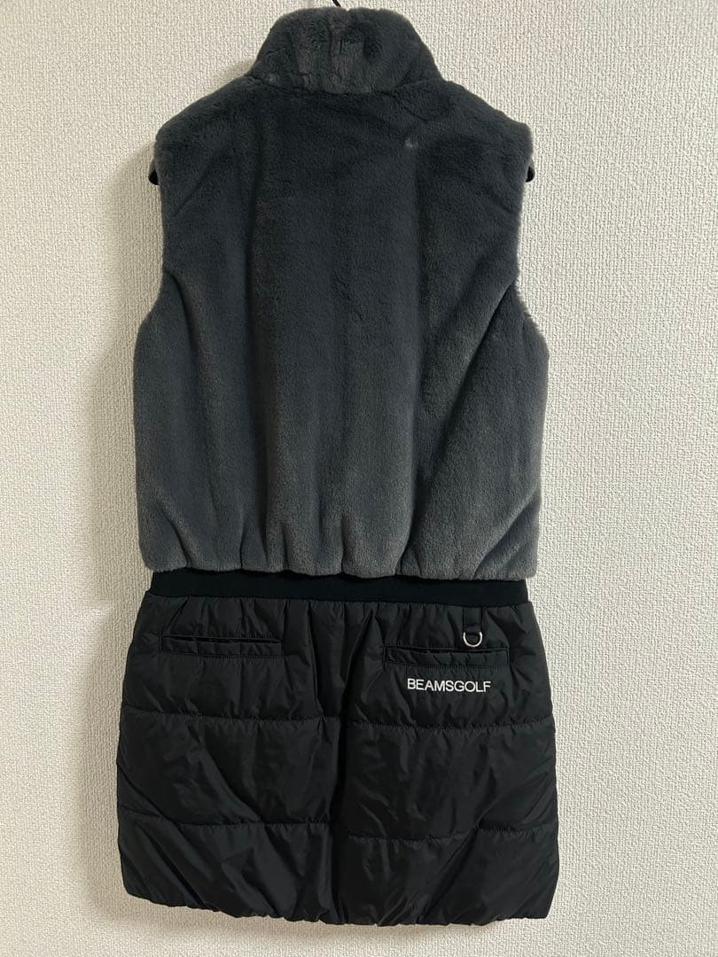 Beams Golf フリースダウンベスト