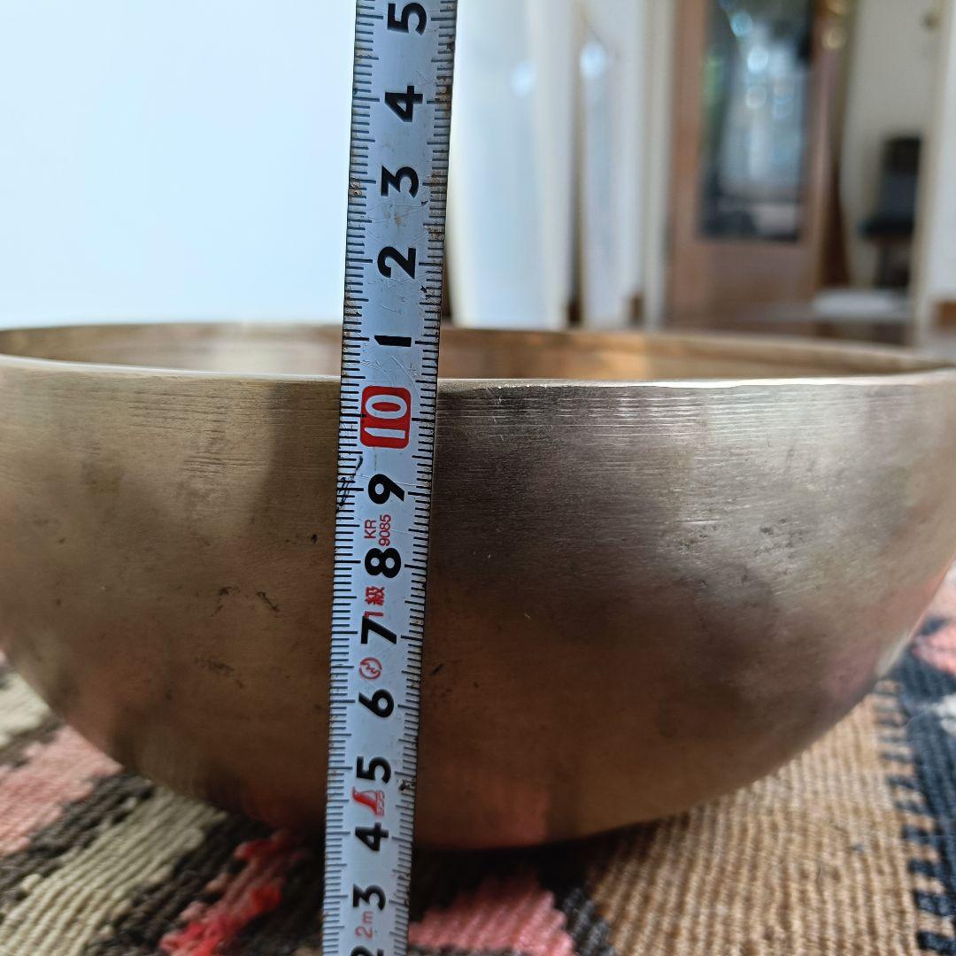大きめ 24cm 本物 シンギングボウル 3点セット ヒーリング