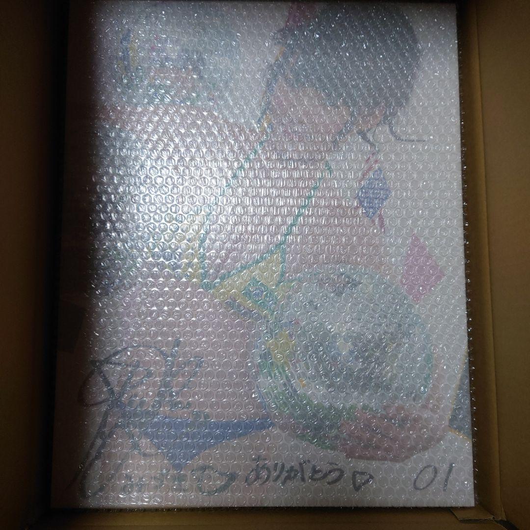 星名美津紀サイン入り写真パネル