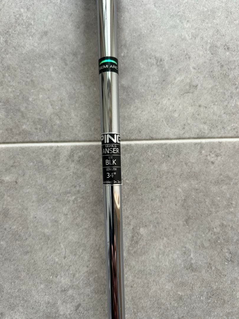 PING ピン　Sigma シグマ G Anser アンサー　パター　34インチ