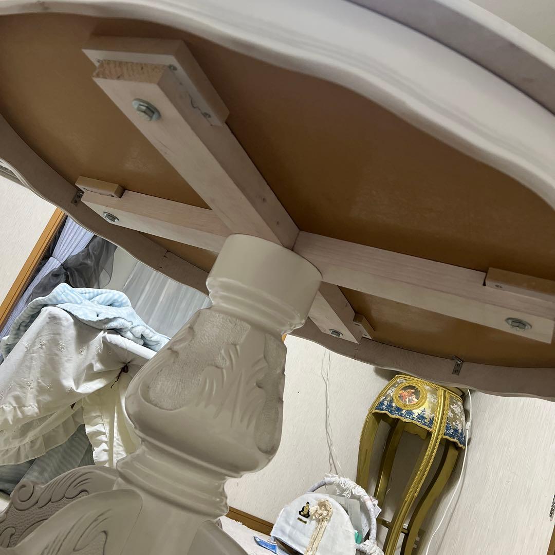 サルタレッリ風　猫足　円形　テーブル　ダイニングテーブル