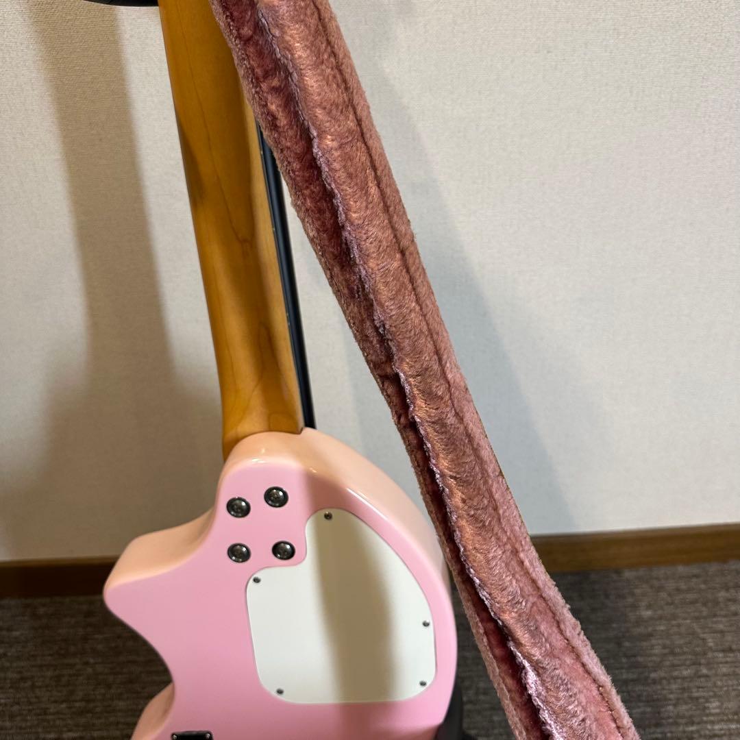 【美品】ZO-3 ピンク アンプ内蔵ミニギター