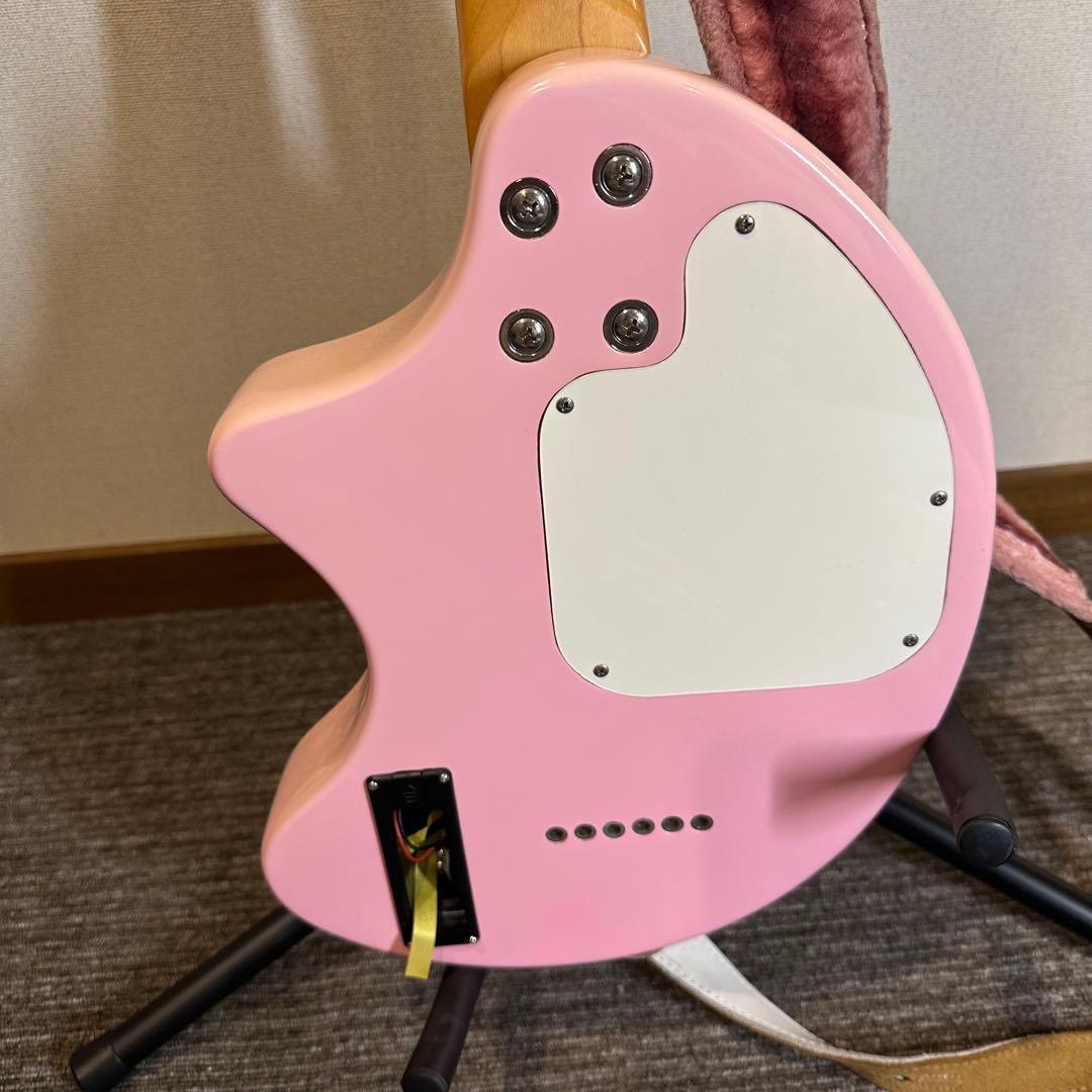 【美品】ZO-3 ピンク アンプ内蔵ミニギター
