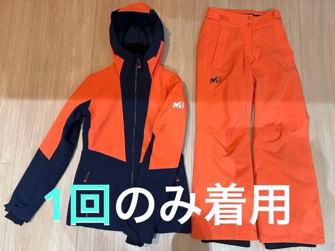 美品 MILLET ミレー スキーウェア上下 Sサイズ レディース